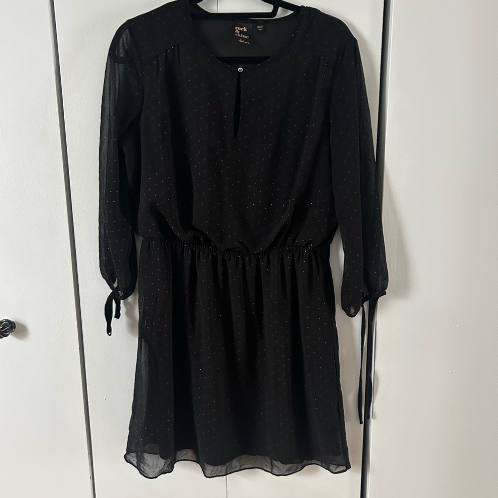 Reitmans Black Long Sleeve Dress